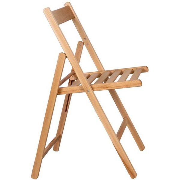 Chaise pliante en bois