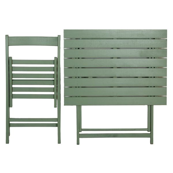 Chaise pliante en bois Vert - 27,90