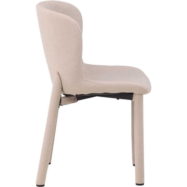 Chaise en tissus bouclette Astoria - 339