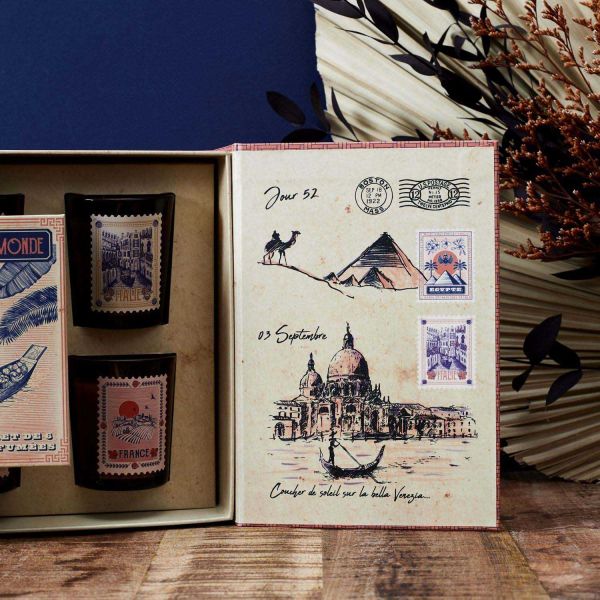 Coffret 6 bougies Senteurs du monde - 7