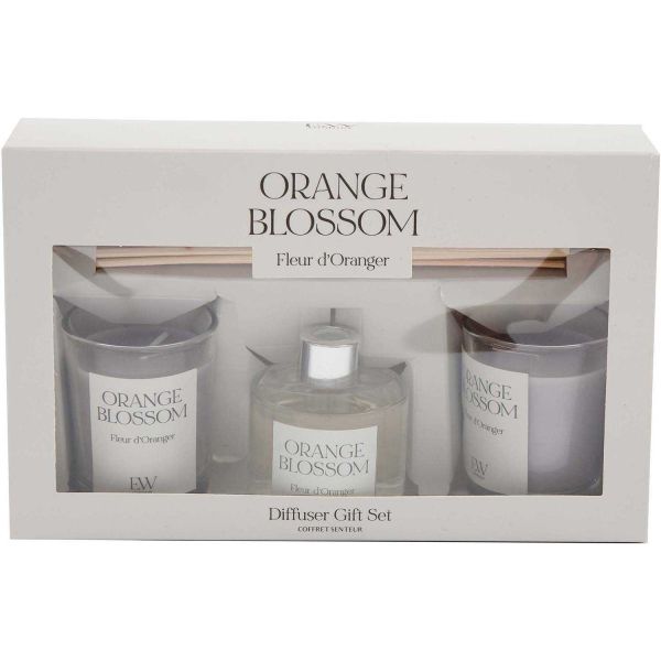 Coffret 2 bougies parfumée et diffuseur 50ml