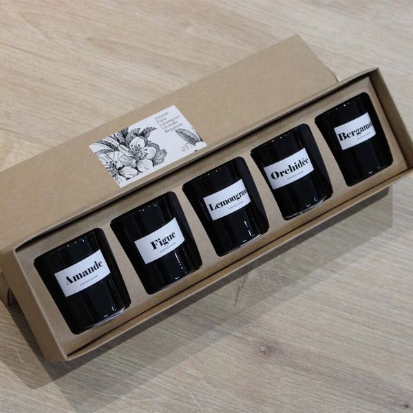 Coffret de 5 bougies parfumées Intemporels - 6