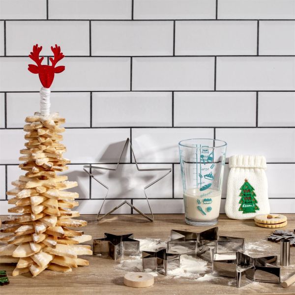 Sapins de Noël en biscuit et décoration de sablés - Rose & Cook