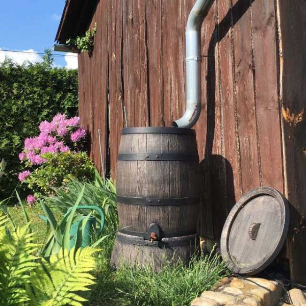 Collecteur d'eau en polyéthylène avec support Barrel - ROTO