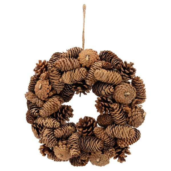 Couronne de Noël pomme de pin