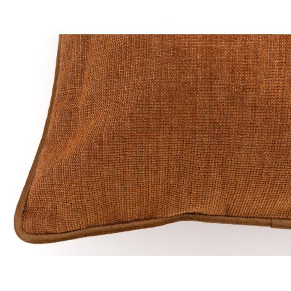 Coussin en coton velours Rouille - 26,90