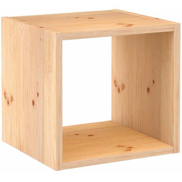 Cube avec range bouteille en pin 12 bouteilles Dinamic - 55,90