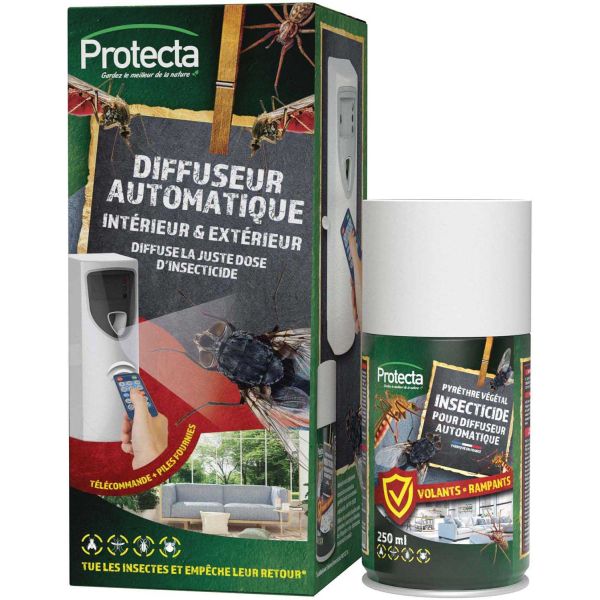 Diffuseur automatique avec insecticide volants-rampants 250 ml