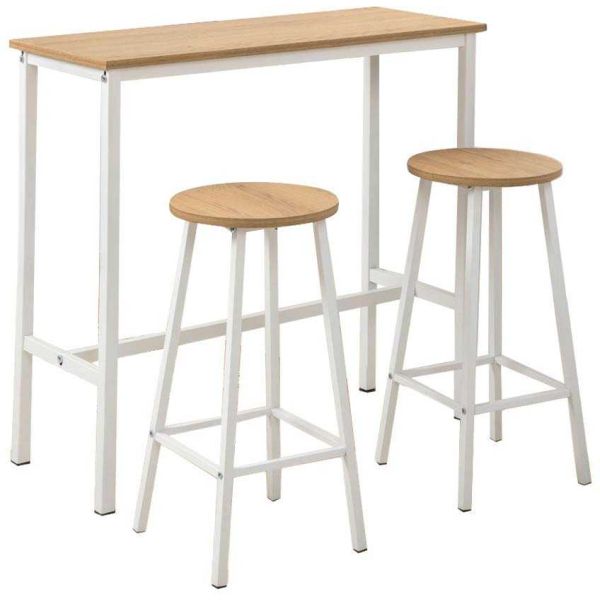 Ensemble Table haute et 2 tabourets Mola