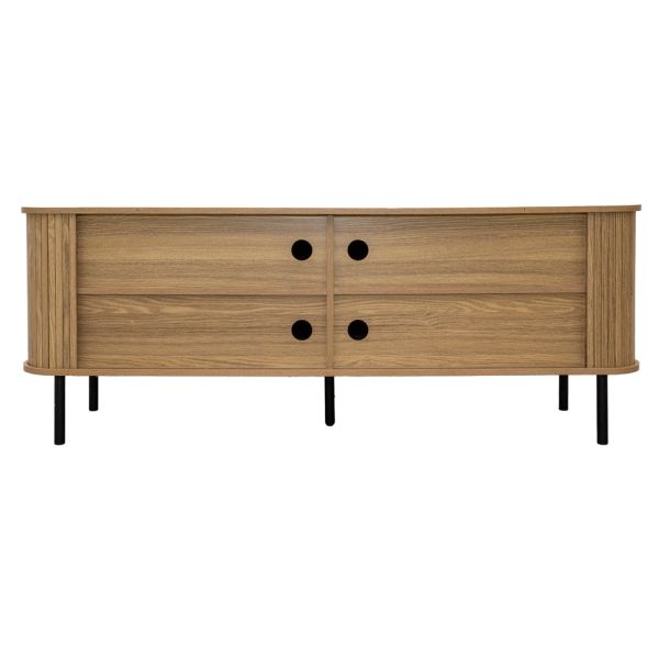 Ensemble table basse et meuble TV en bois et métal Kyoto - 399