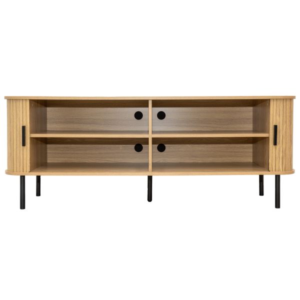 Ensemble table basse et meuble TV en bois et métal Kyoto - AUB-6749