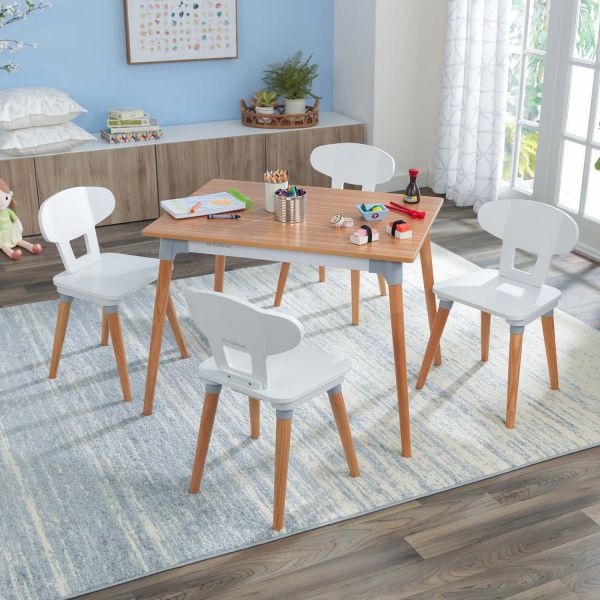 Ensemble table  et 4 chaises  r tro pour  enfants et tout  petits 