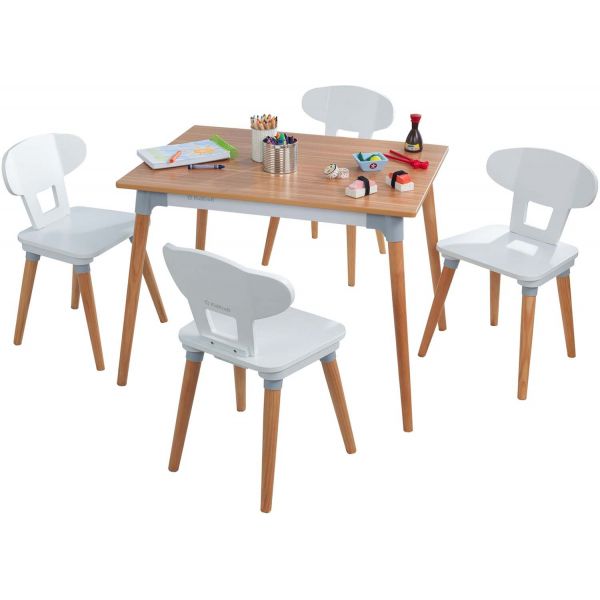 Ensemble table  et 4 chaises  r tro pour  enfants et tout  petits 