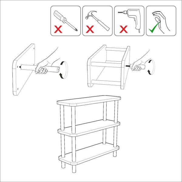 Etagère en aggloméré  Step - 5