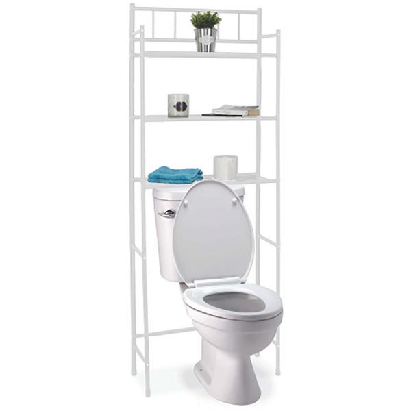 Étagère, rangement de toilette WC blanc - Ivoirshop - Site de vente en  ligne en Côte d'ivoire
