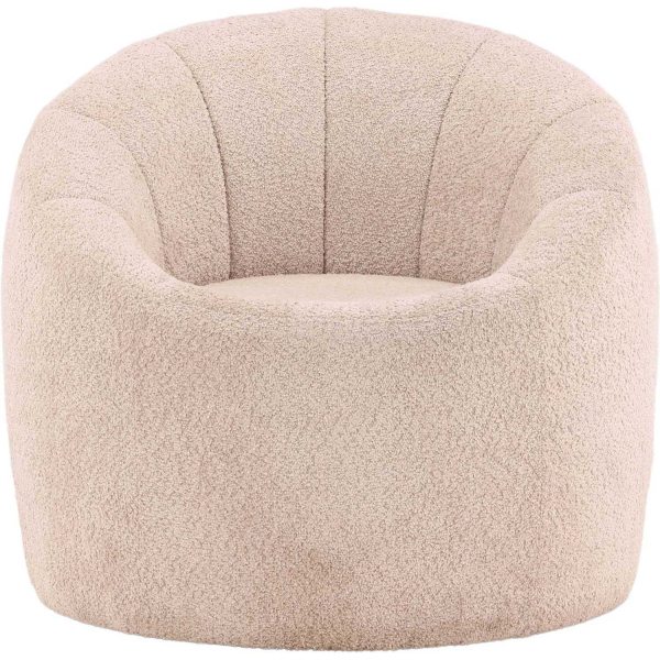 Fauteuil en bouclette Warren