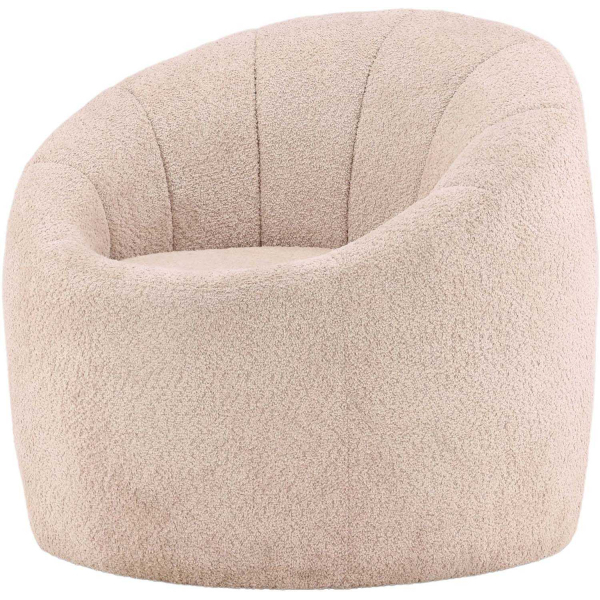 Fauteuil en bouclette Warren - VEN-0898