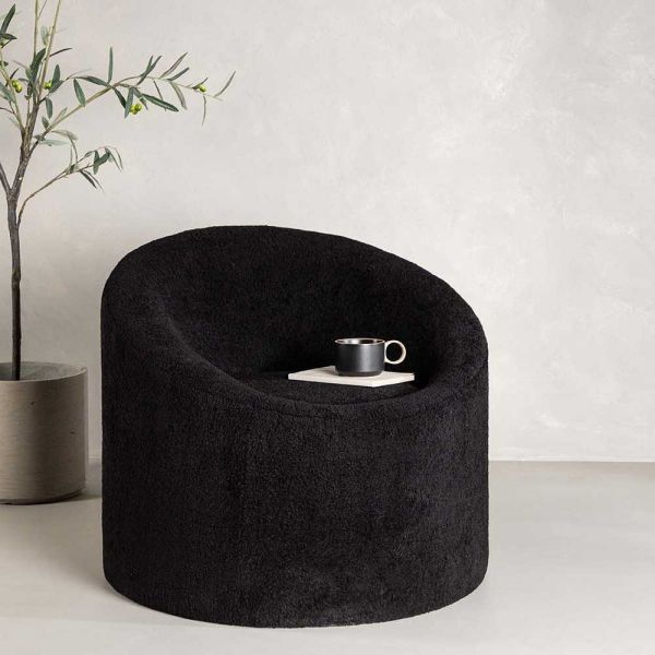 Fauteuil en bouclette Warren - VENTURE HOME