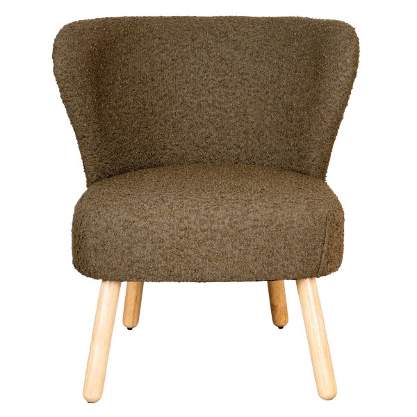 Fauteuil en bouclette coloré - AUB-6914