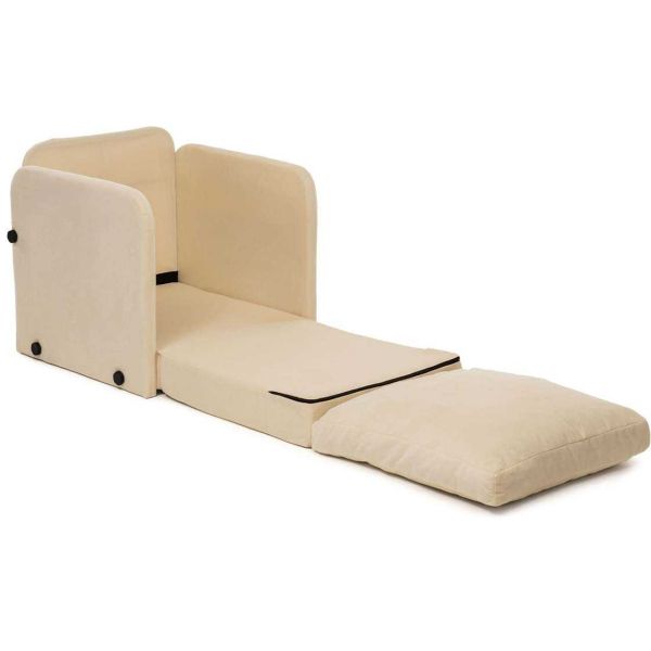 Fauteuil convertible en tissu Saga - 5