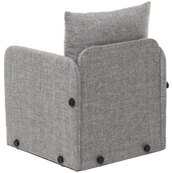 Fauteuil convertible en tissu Saga - 6