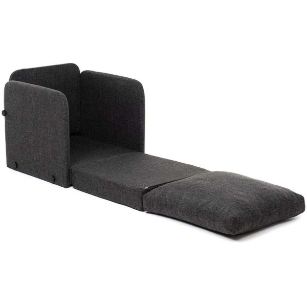 Fauteuil convertible en tissu Saga - 5