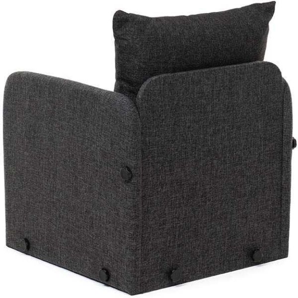 Fauteuil convertible en tissu Saga - 6