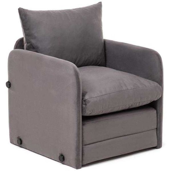 Fauteuil convertible en tissu Saga