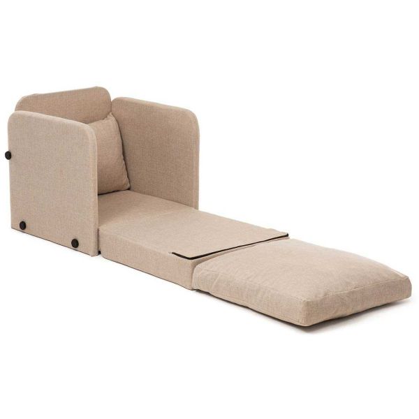 Fauteuil convertible en tissu Saga - 5