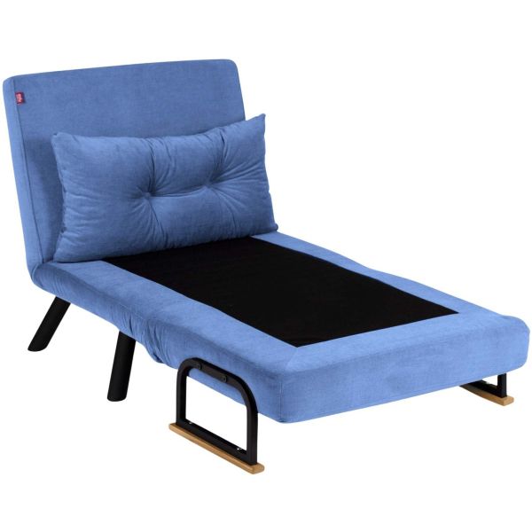 Fauteuil convertible en tissu Sando - 5