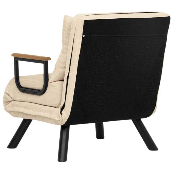 Fauteuil convertible en tissu Sando - 7