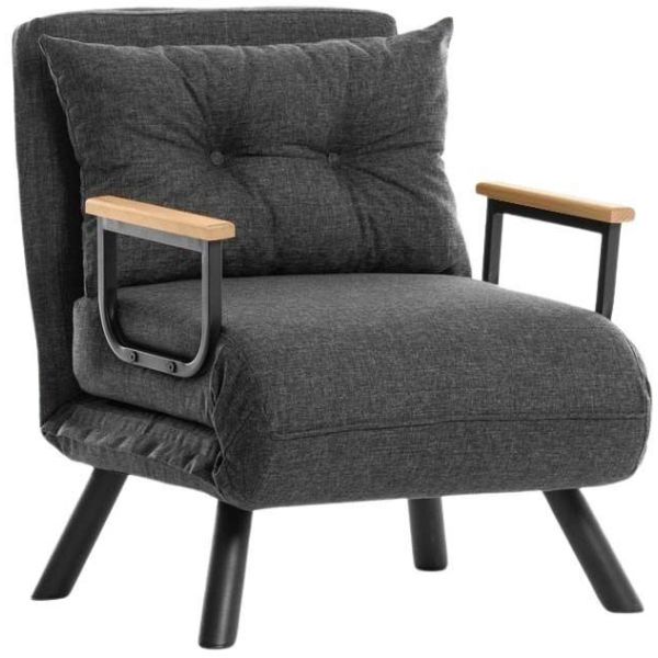 Fauteuil convertible en tissu Sando