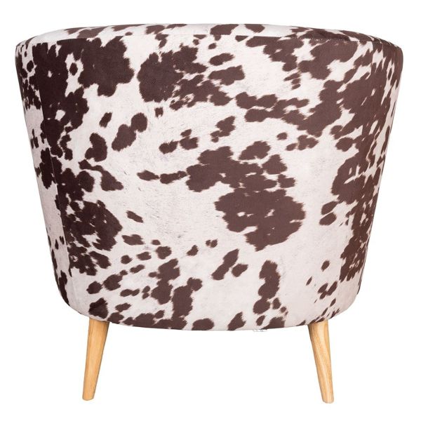 Fauteuil effet peau de vache - 6