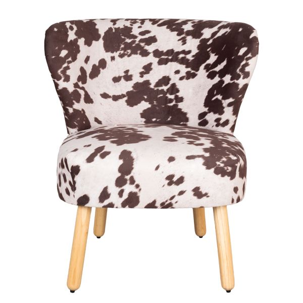 Fauteuil effet peau de vache - 7