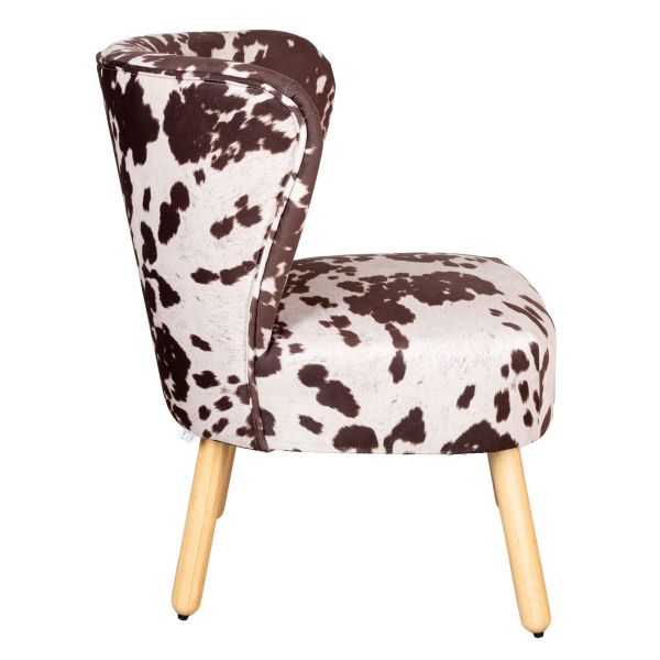 Fauteuil effet peau de vache - 6