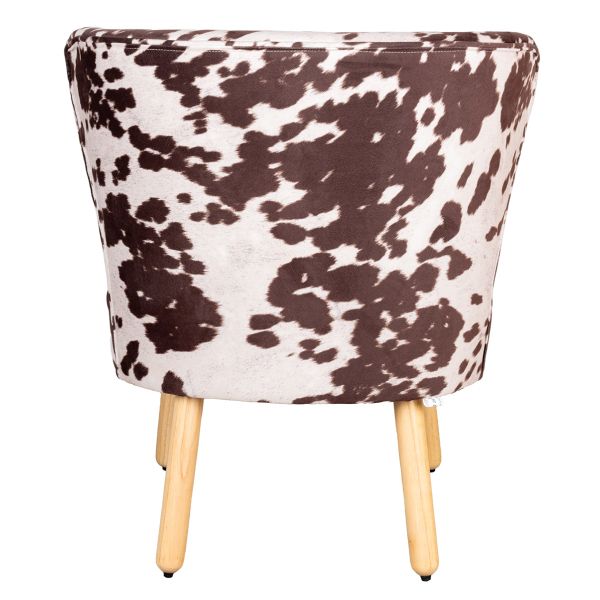 Fauteuil effet peau de vache - 295