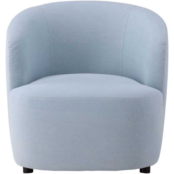 Fauteuil en tissus bleu Bobbo - VEN-0942