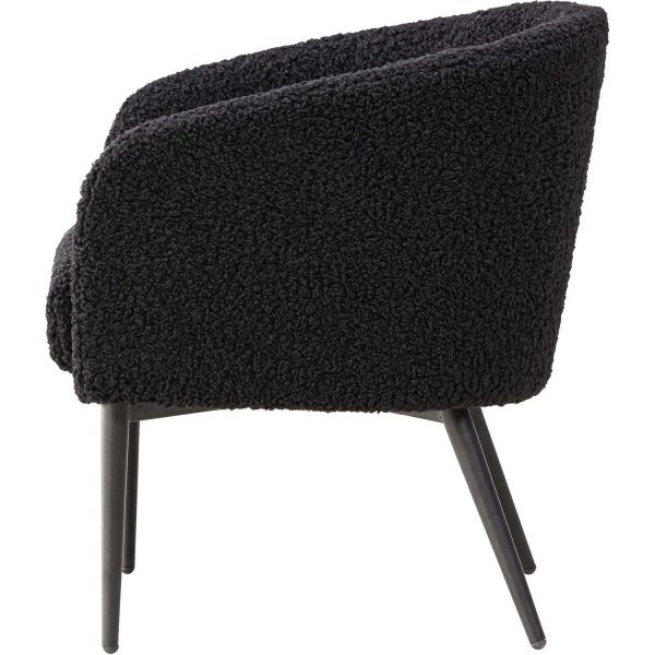 Fauteuil en tissus teddy Fluffy - 229