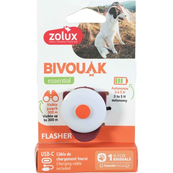 Flasher lumineux USB Bivouak