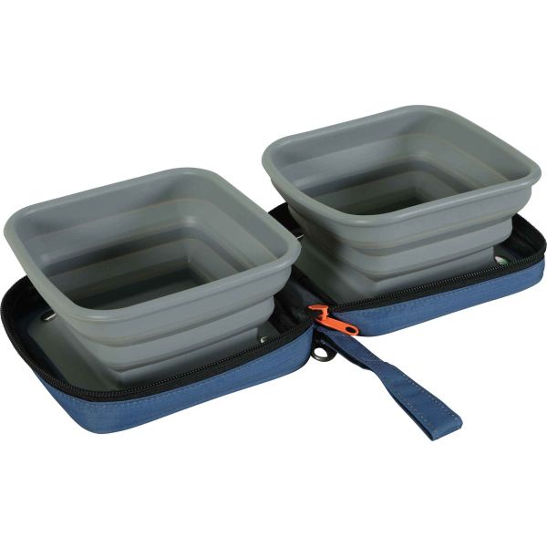 Gamelle pliable en silicone 2 en 1 Bivouak - ZOLUX