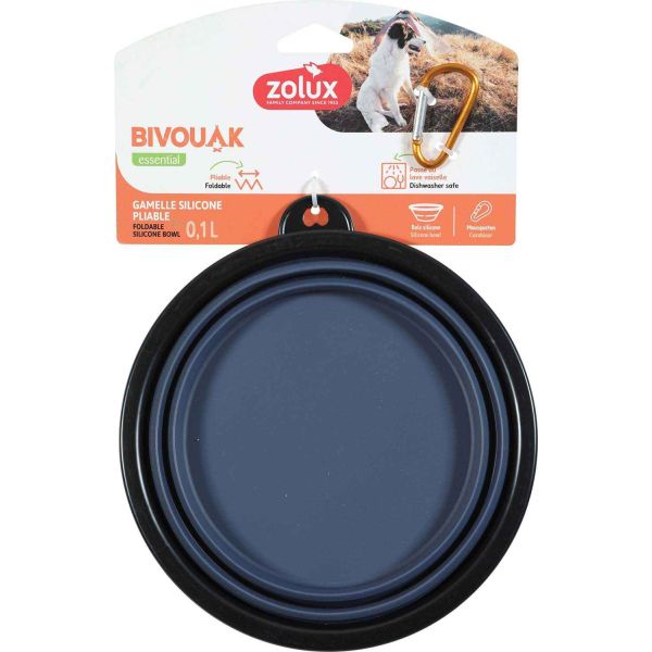 Gamelle souple en silicone bleu Bivouak - 5