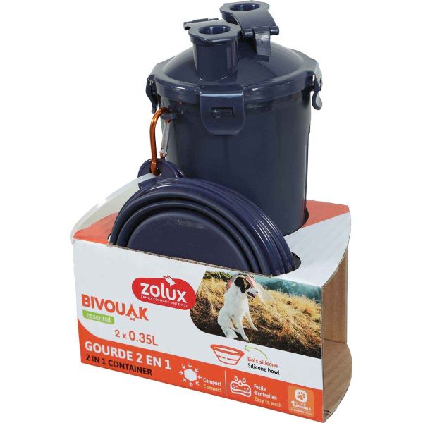 Gourde 2 en 1 Bivouak 700 ml - ZOL-2284