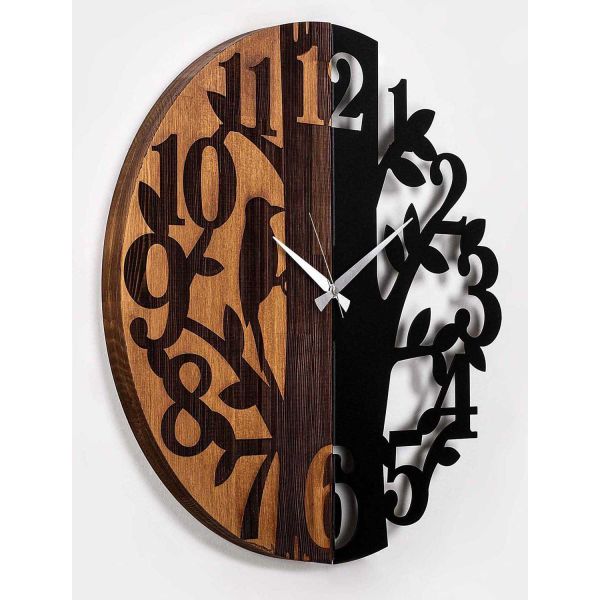 Horloge en bois et métal Clock - 64,90