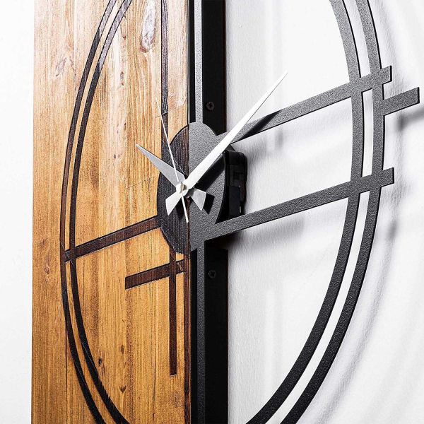 Horloge en bois et métal Clock - 59,90