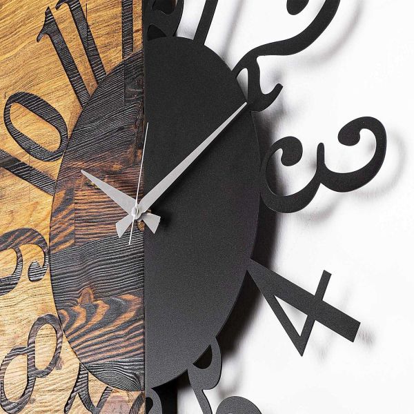 Horloge en bois et métal Clock - 59,90