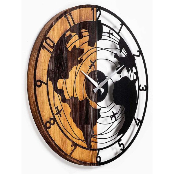 Horloge en bois et métal Clock - 69,90