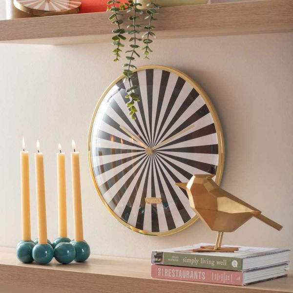 Horloge en métal Candy Swirl Dome - KARLSSON