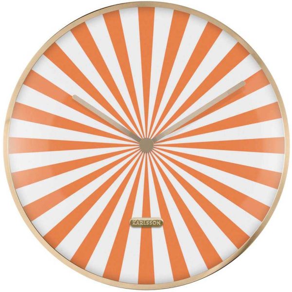 Horloge en métal Candy Swirl Dome - PRE-1654