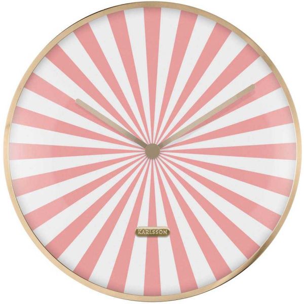 Horloge en métal Candy Swirl Dome - KARLSSON