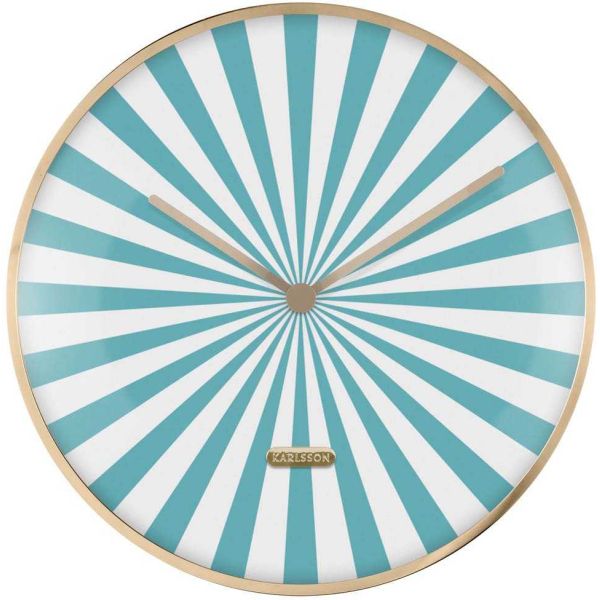 Horloge en métal Candy Swirl Dome - PRE-1652